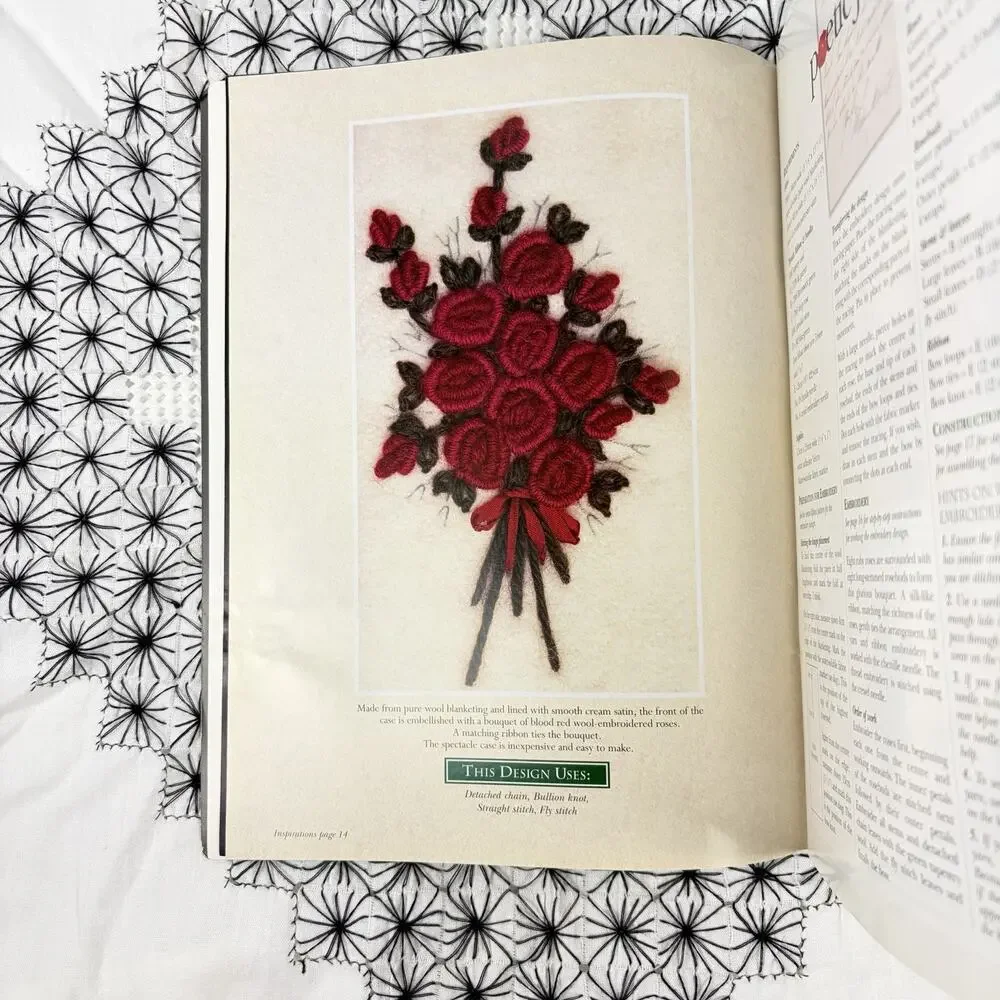 Inspirations Embroidery Magazine 1996 Issue 10 Floral Cottage Plant Patterns